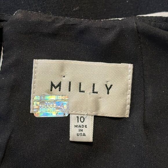 Milly women’s asymmetrical two-tone mini dress size 10 - Picture 9 of 14